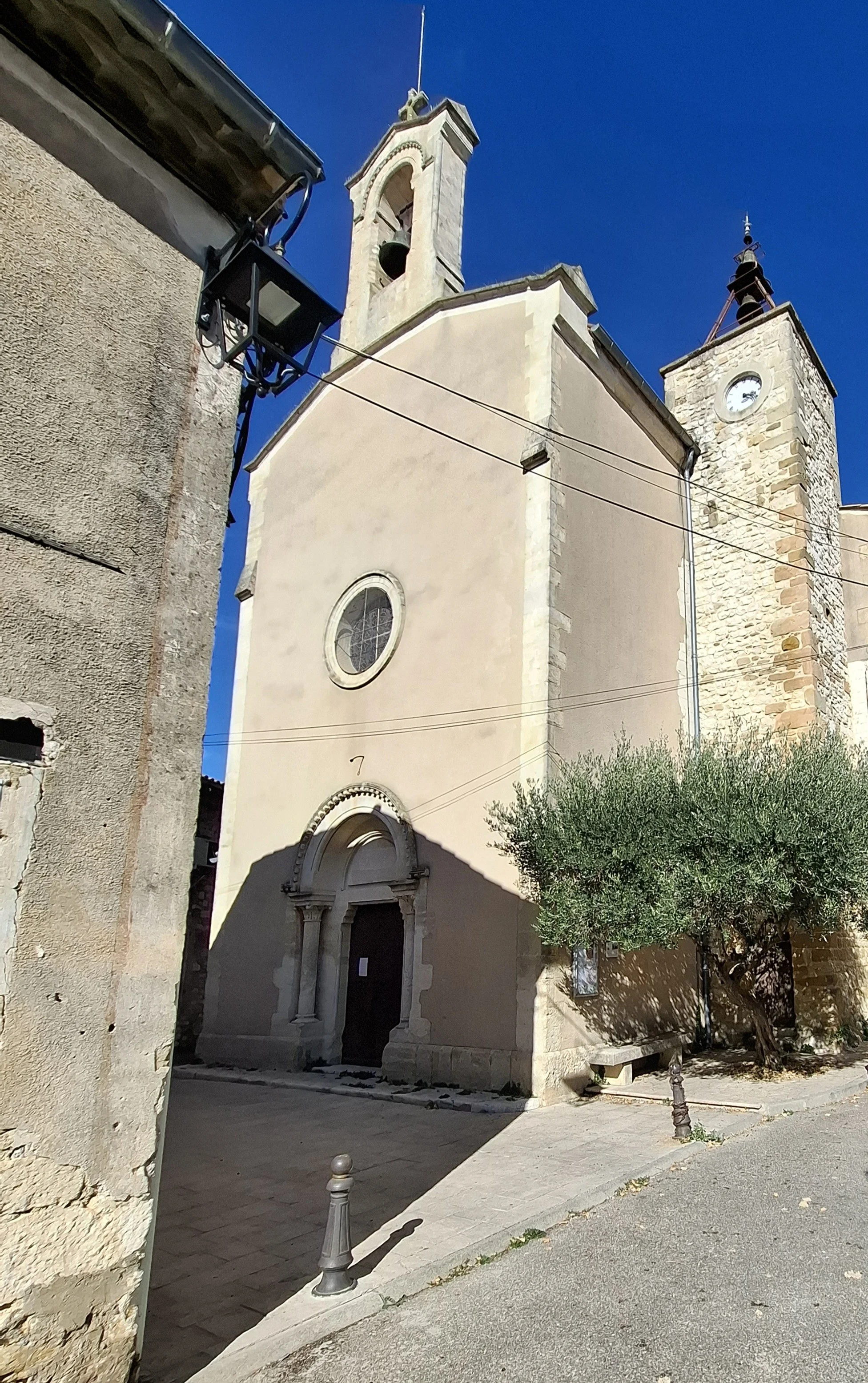 L' église de Saint-Mamert-du-Gard