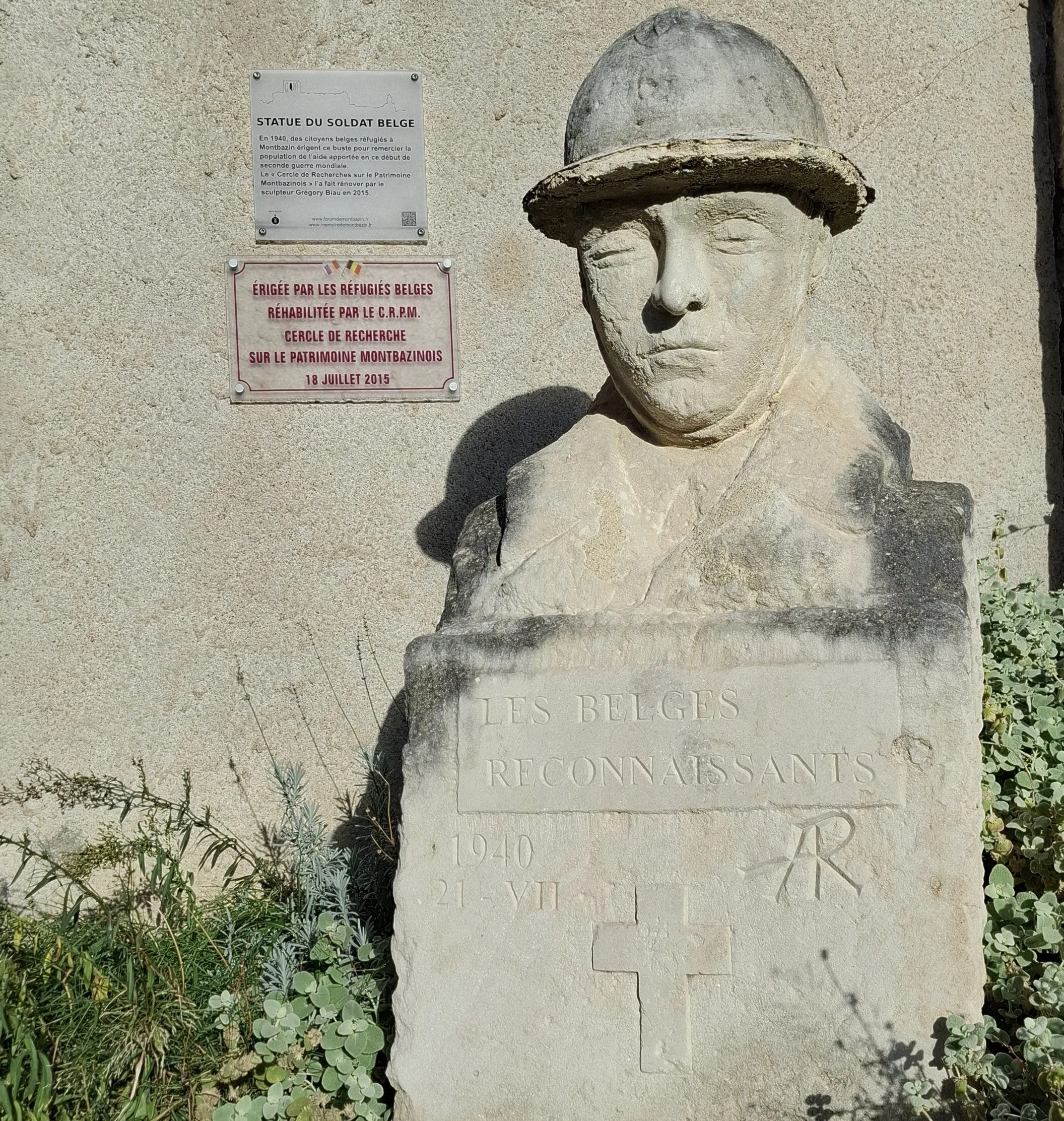 STATUE DU SOLDAT BELGE