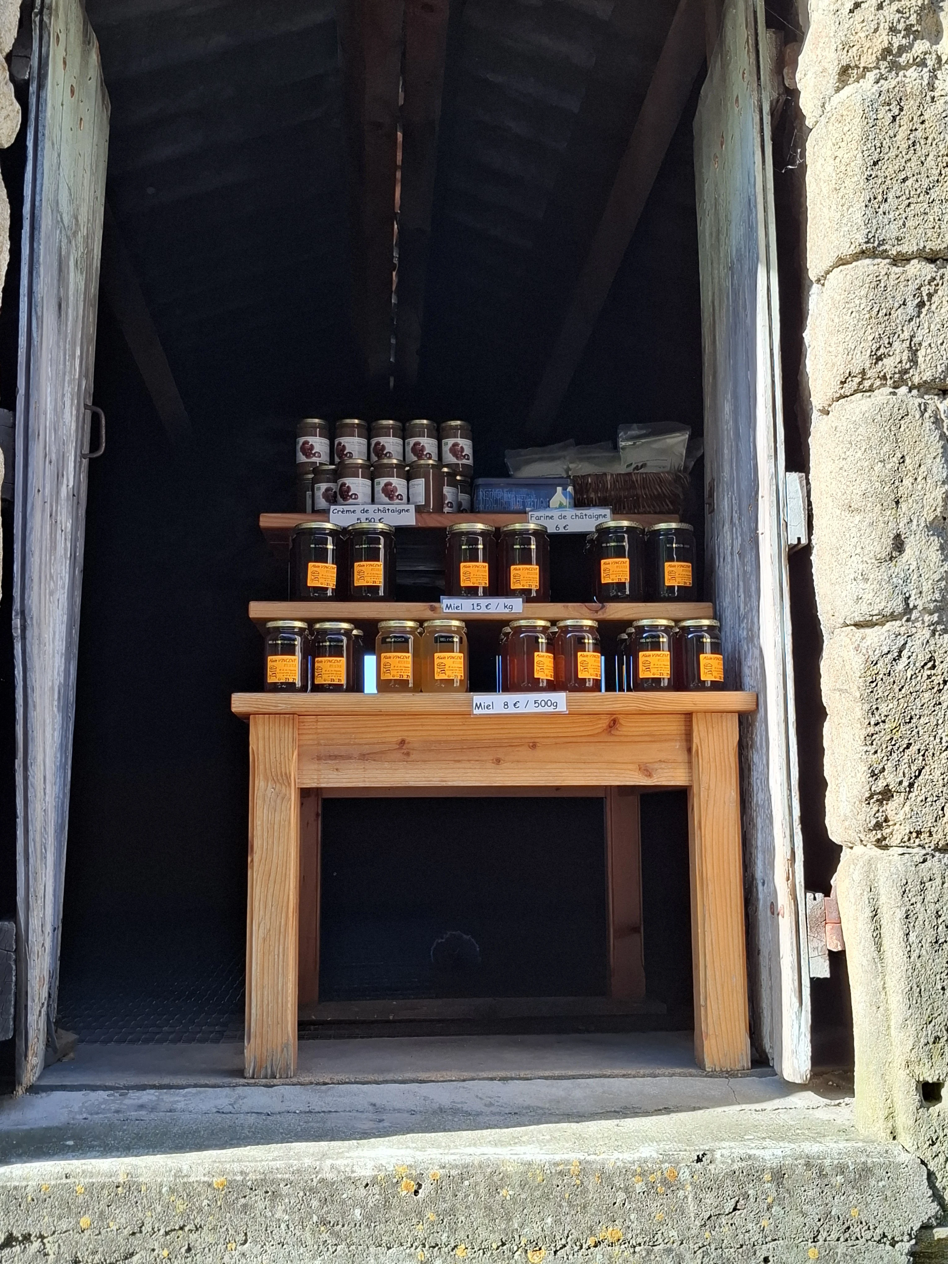 Des produits de l'Ardèche.
