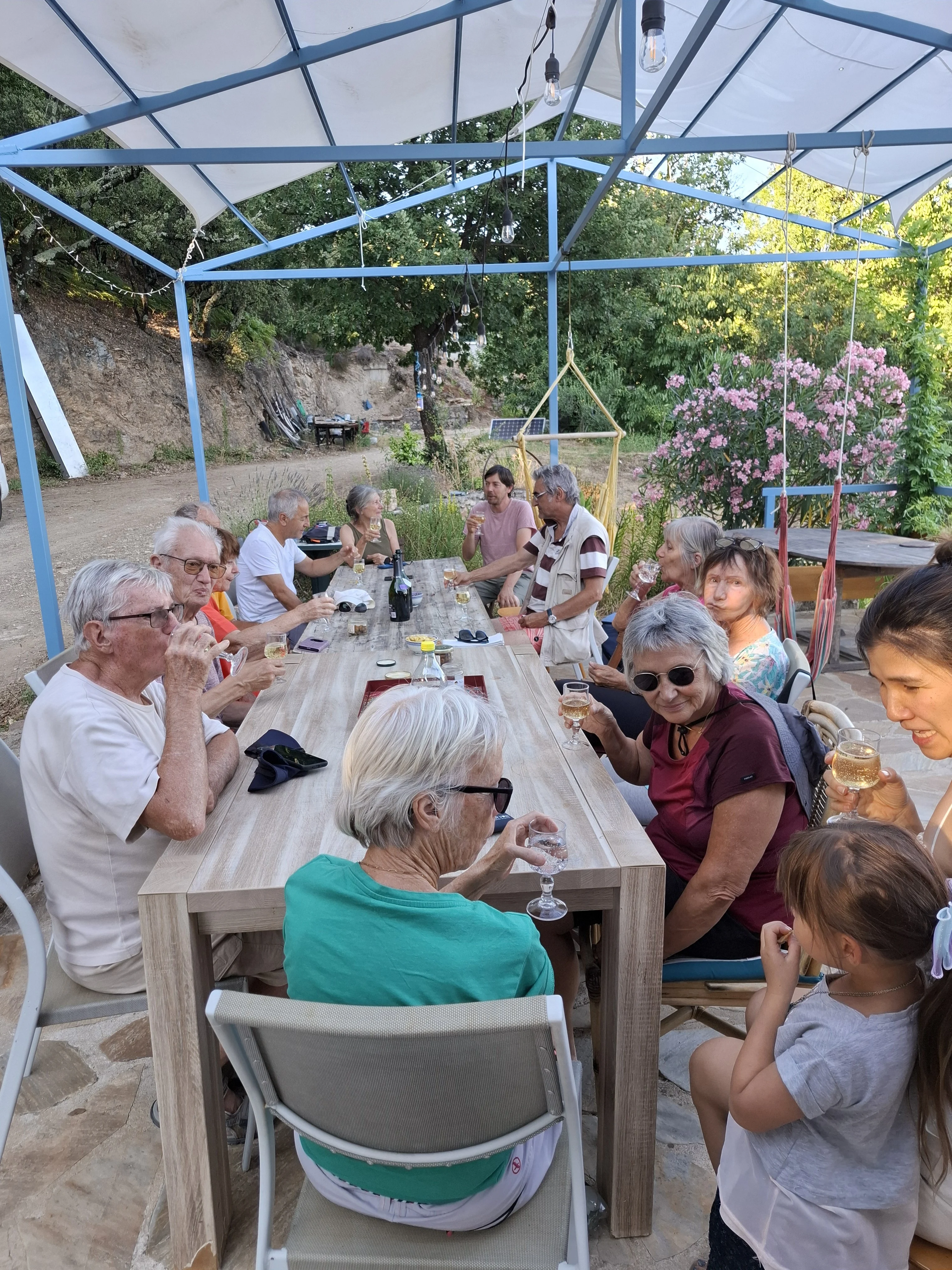 Au gîte avec les propriétaires