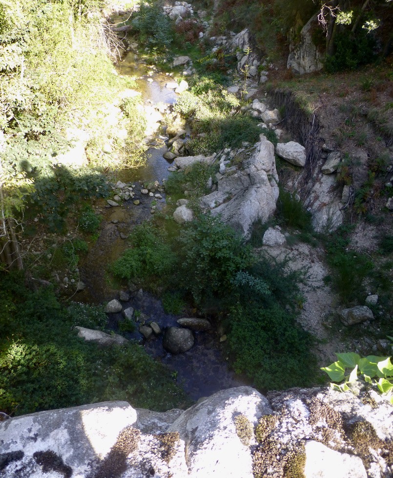 Le ruisseau Navès presque à sec